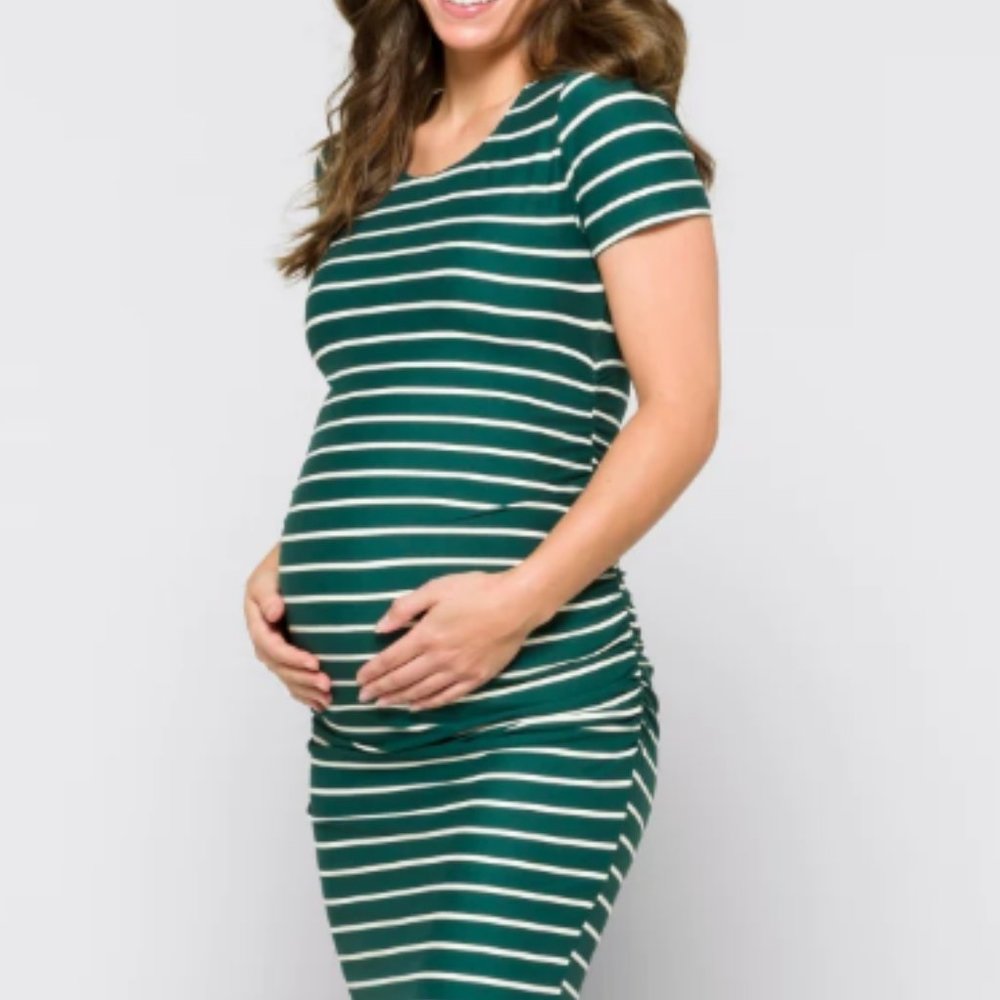 Nine Britton Midi Maternity Dress
